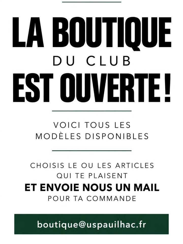 Nouveauté au club ! L’USP sort sa collection !