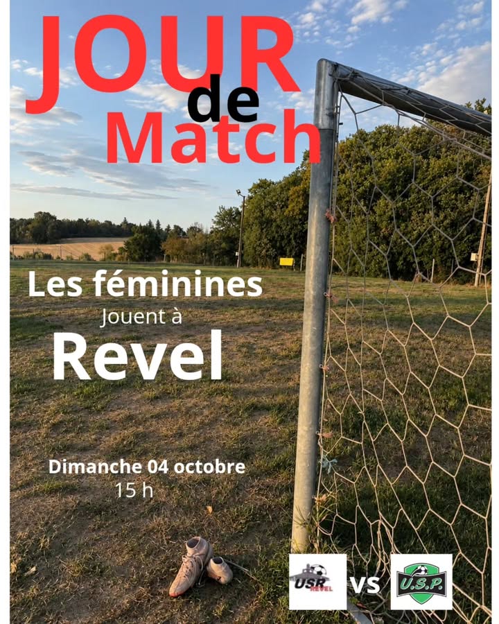 Demain aura lieu le 1er match de nos féminines à Revel !