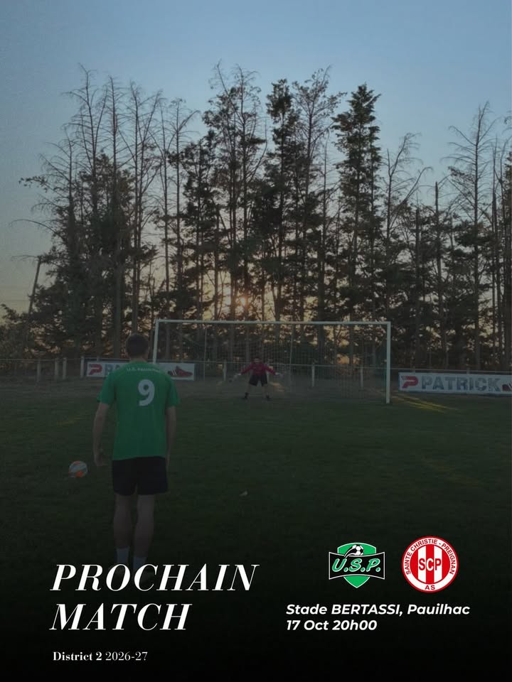 Ce week-end l’équipe de Preignan se déplace sur nos terres pour la